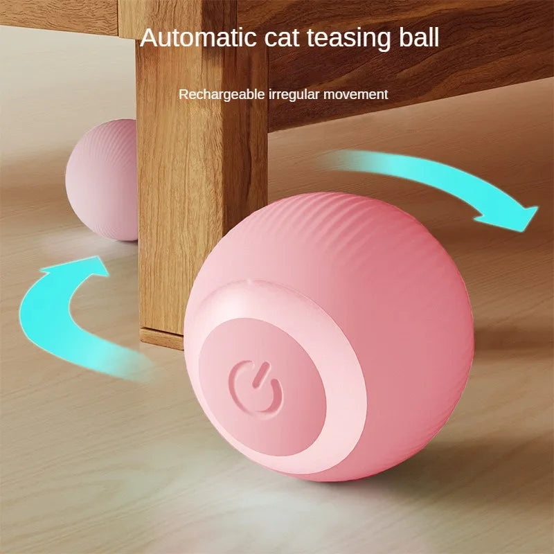 Automatic Moving Toy Interactive Ball Rechargeable Rolling Electric Ball Home Pet  Accessories Things for  Supplies